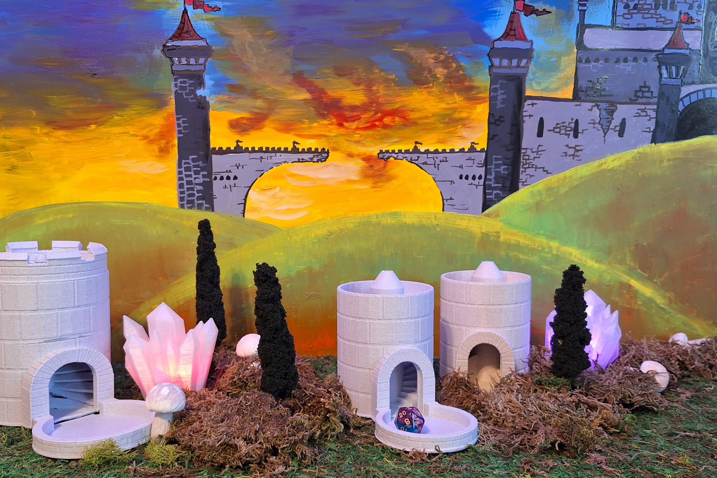Marble Castle Dice Tower