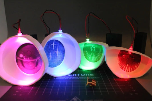 3D Printed Mascot Eyes With LEDs