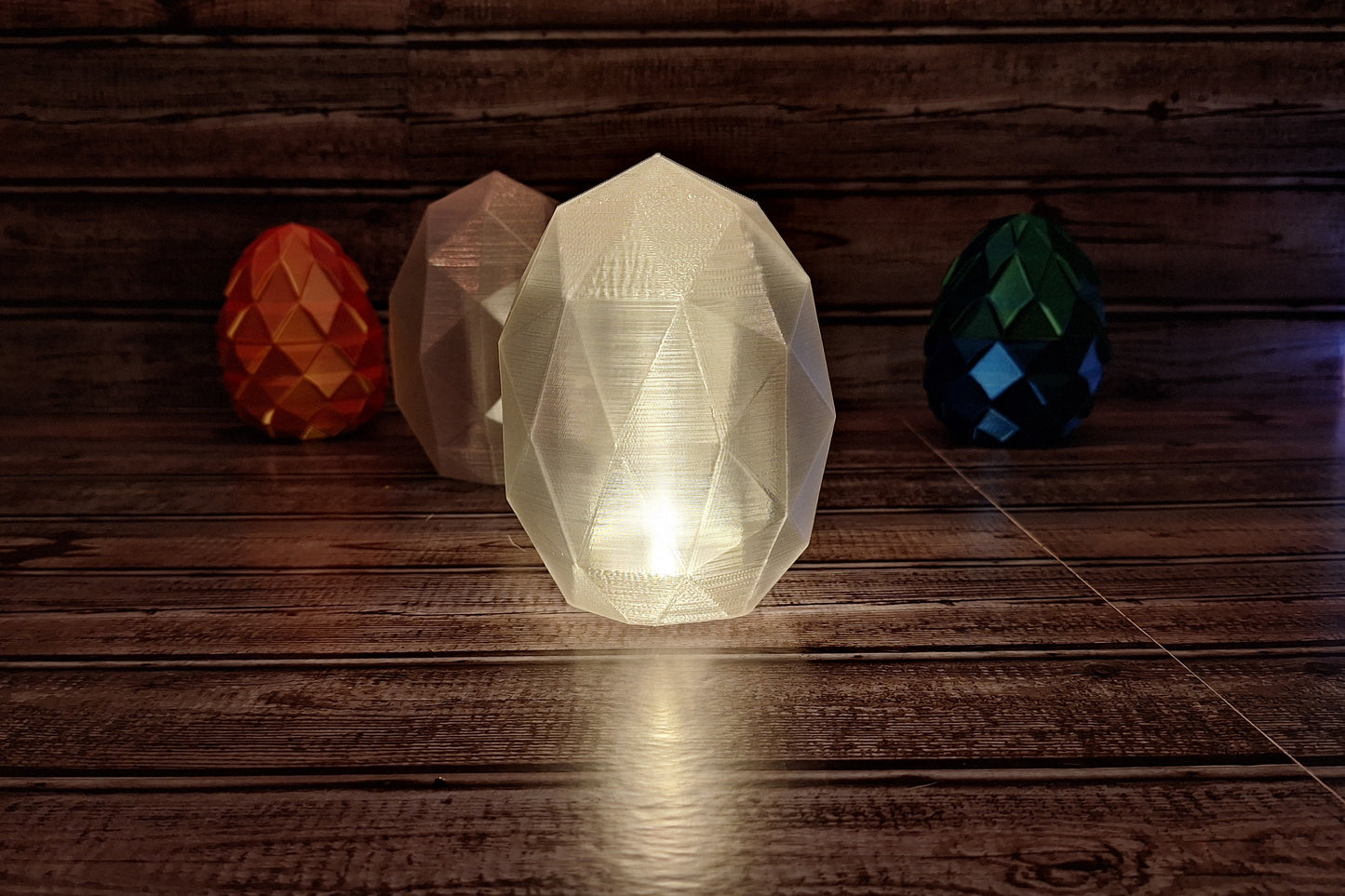 Dragon Egg Lamp - Wired or Wireless - Remotely Controllable