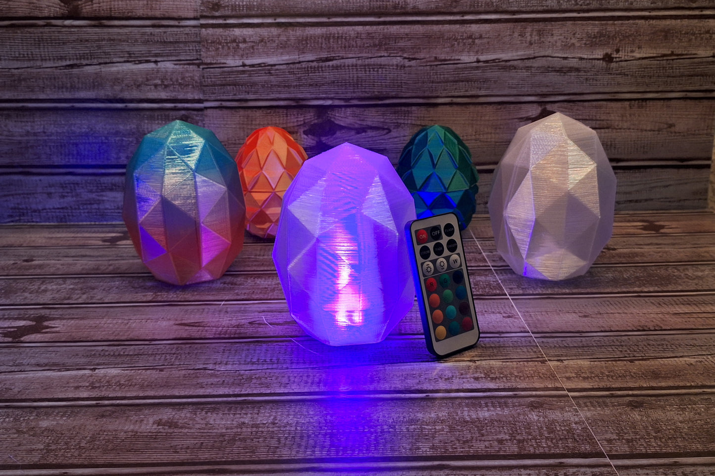 Dragon Egg Lamp - Wired or Wireless - Remotely Controllable