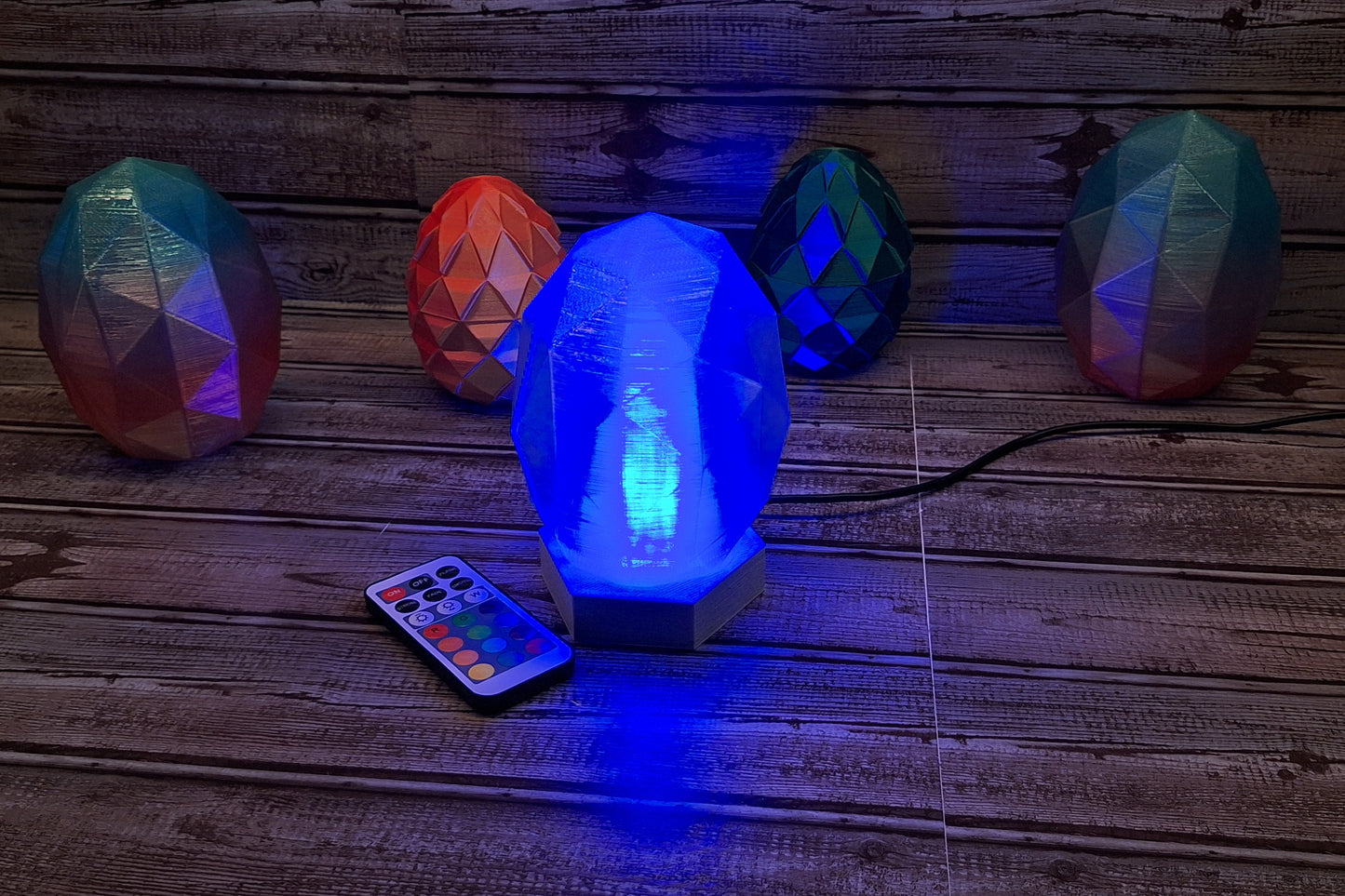 Dragon Egg Lamp - Wired or Wireless - Remotely Controllable