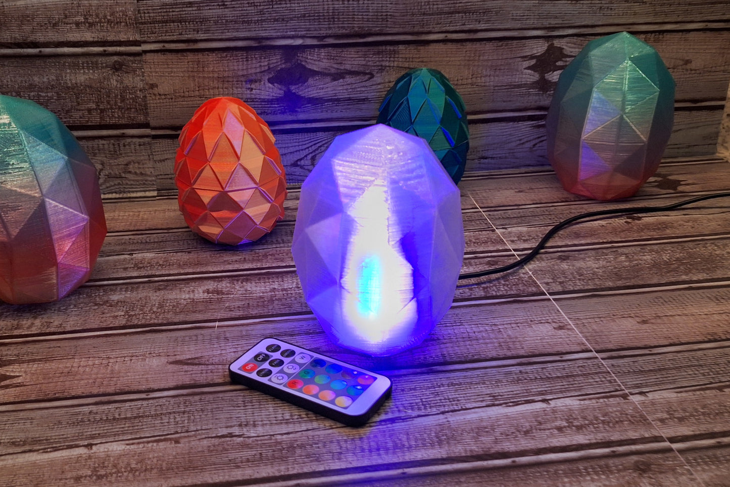 Dragon Egg Lamp - Wired or Wireless - Remotely Controllable