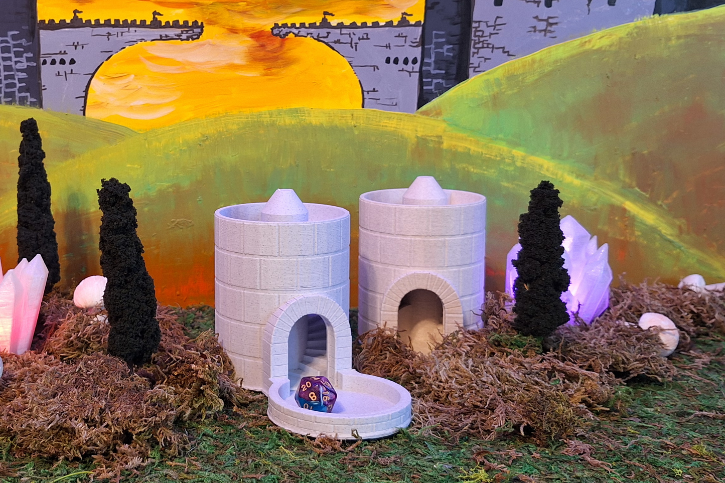 Marble Castle Dice Tower