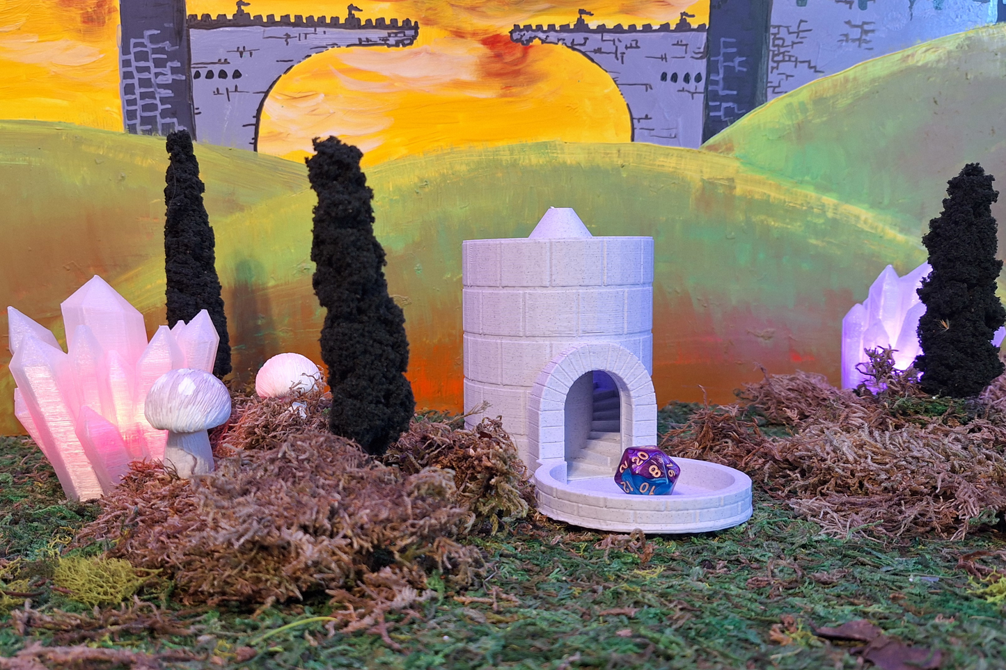 Marble Castle Dice Tower