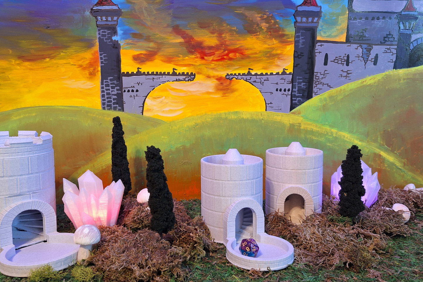 Marble Castle Dice Tower