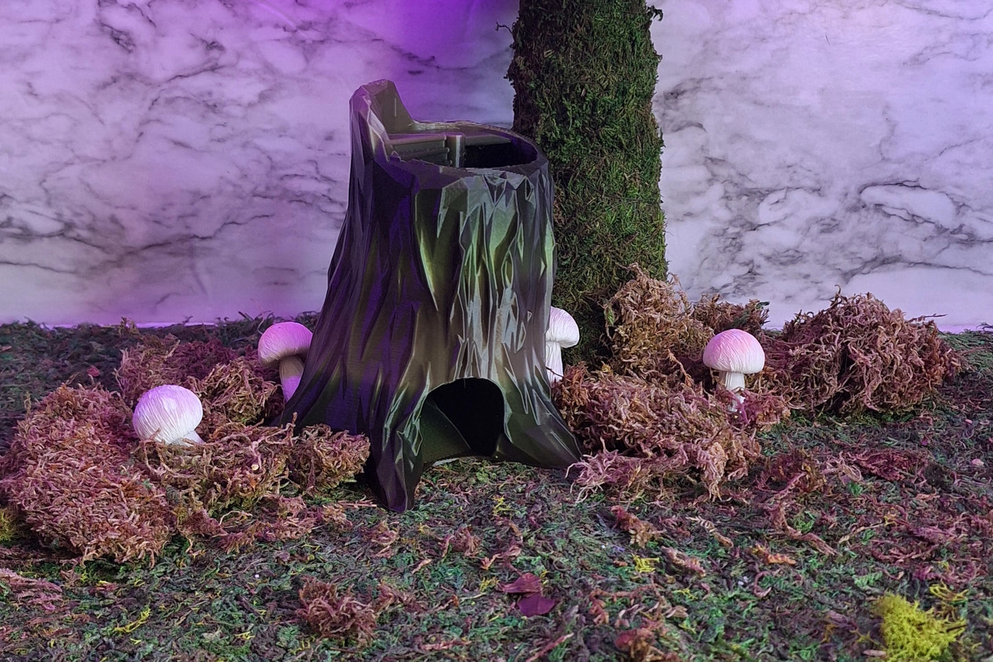 Swamp Tree Stump Dice Tower