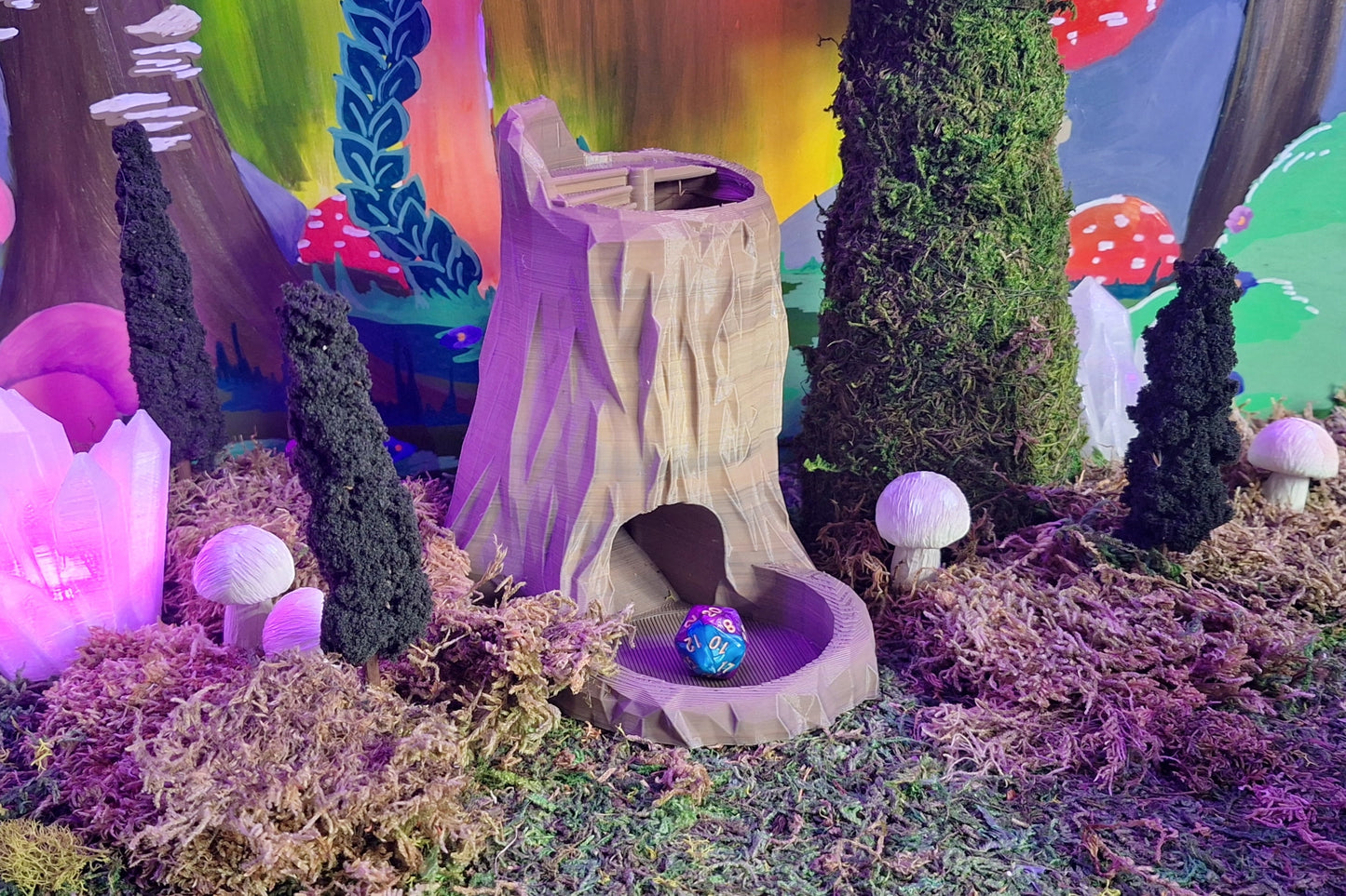 Swamp Tree Stump Dice Tower
