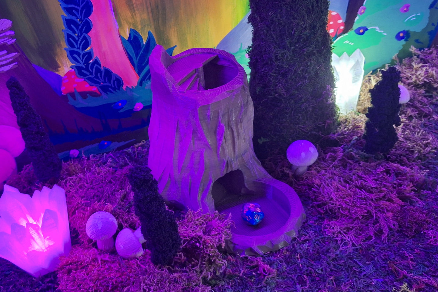 Swamp Tree Stump Dice Tower
