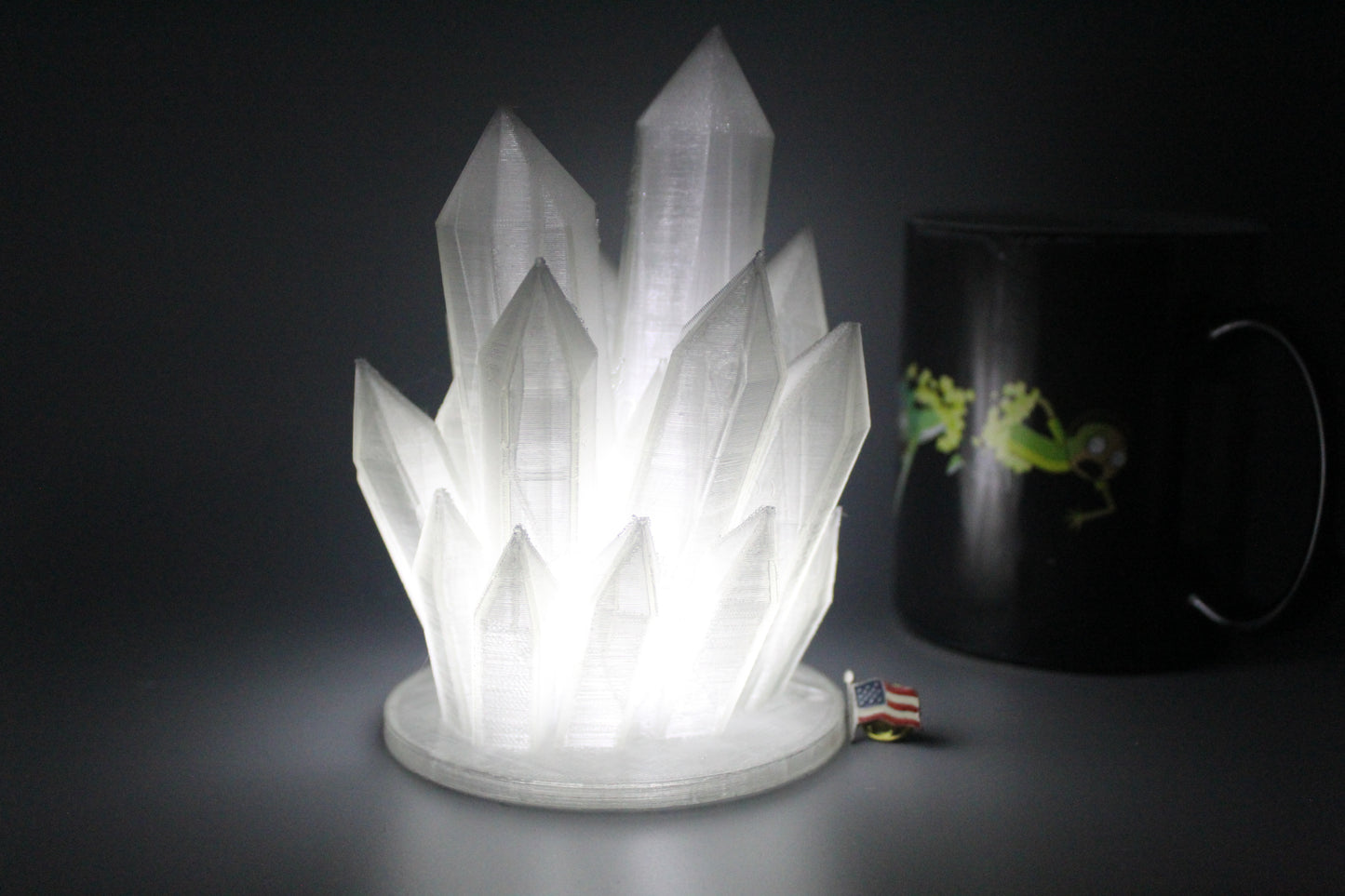 Wireless Crystal Lamp - 3D Printed