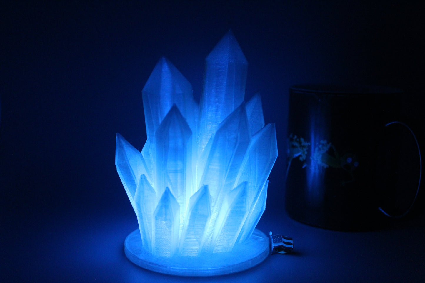 Wireless Crystal Lamp - 3D Printed