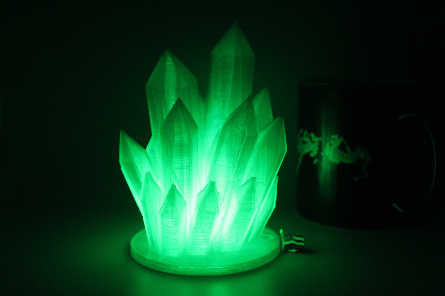 Wireless Crystal Lamp - 3D Printed