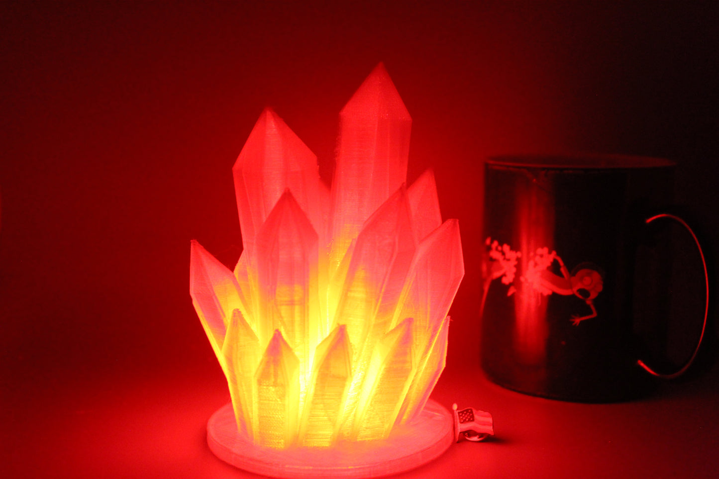 Wireless Crystal Lamp - 3D Printed