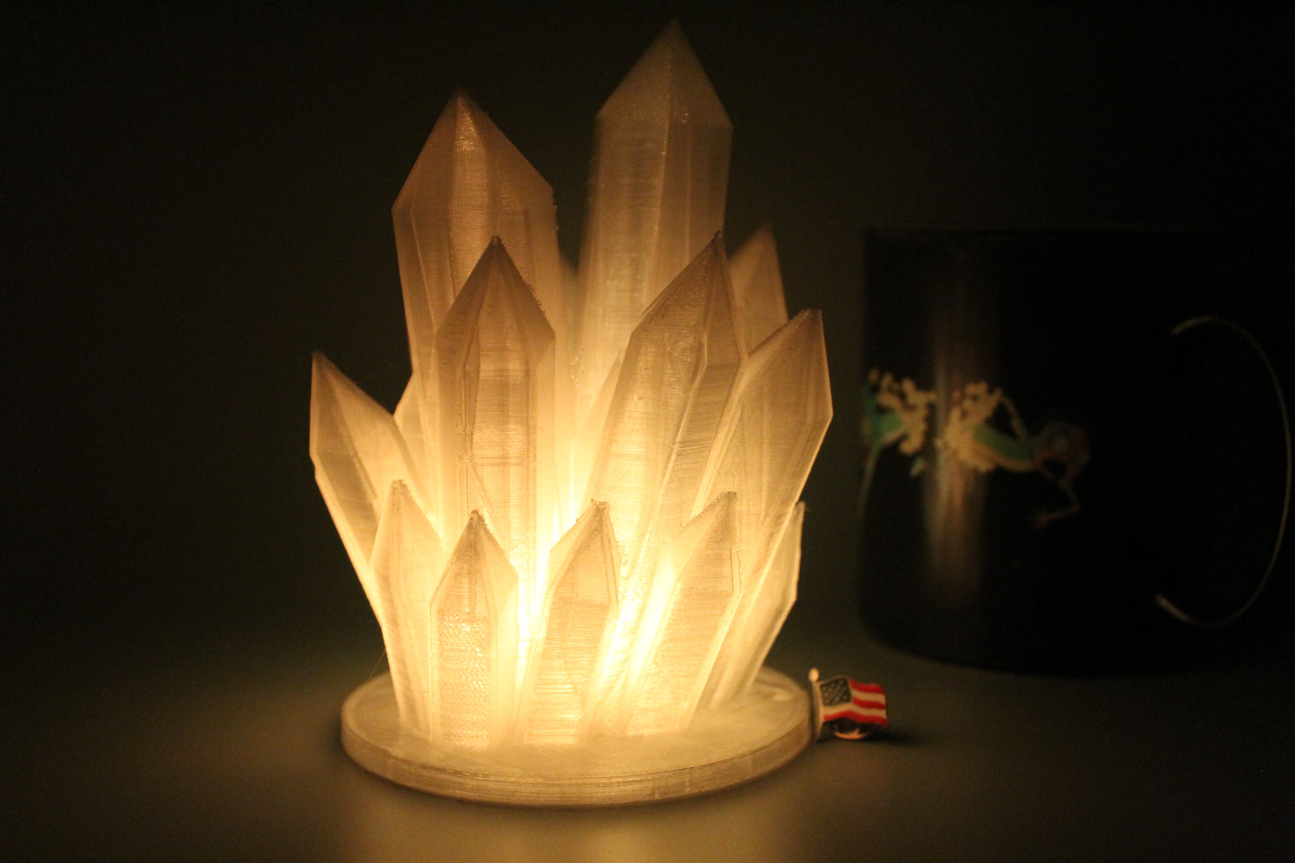 Wireless Crystal Lamp - 3D Printed