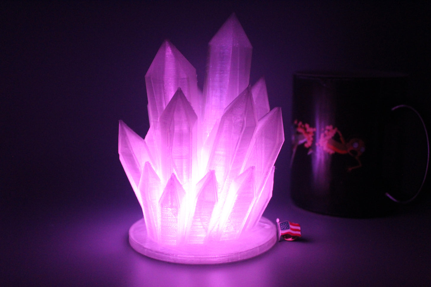 Wireless Crystal Lamp - 3D Printed