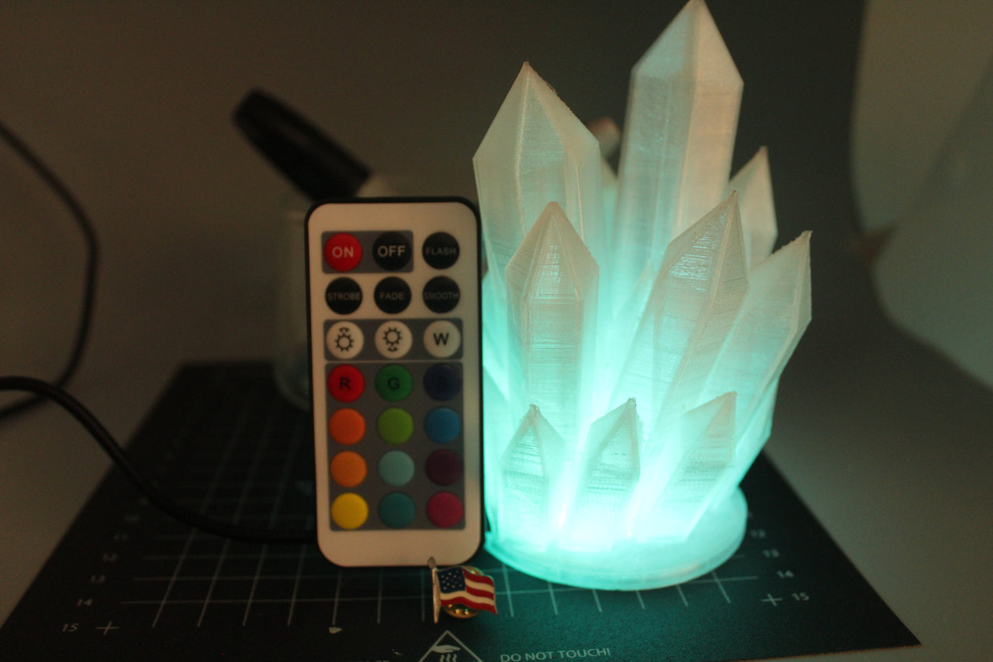 Wired Crystal Lamp - 3D Printed