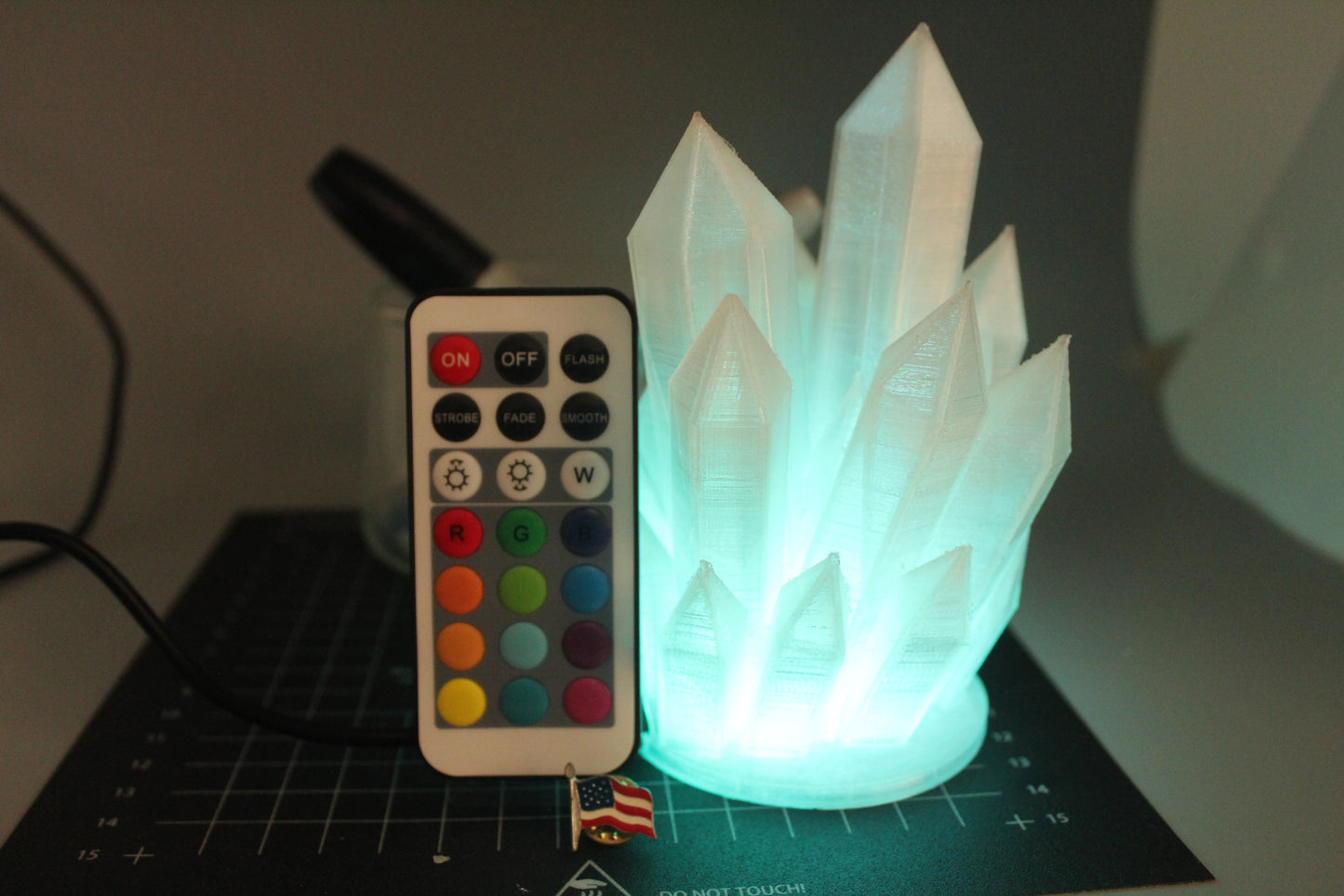 Wired Crystal Lamp - 3D Printed