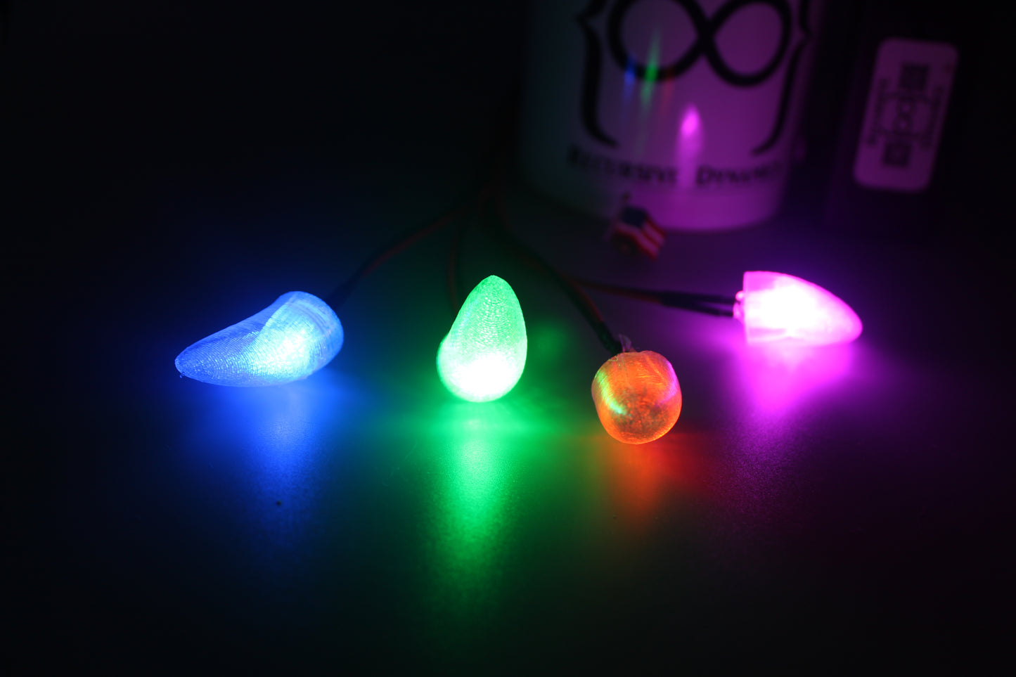 RGB LED Claws for Fursuits & Mascots