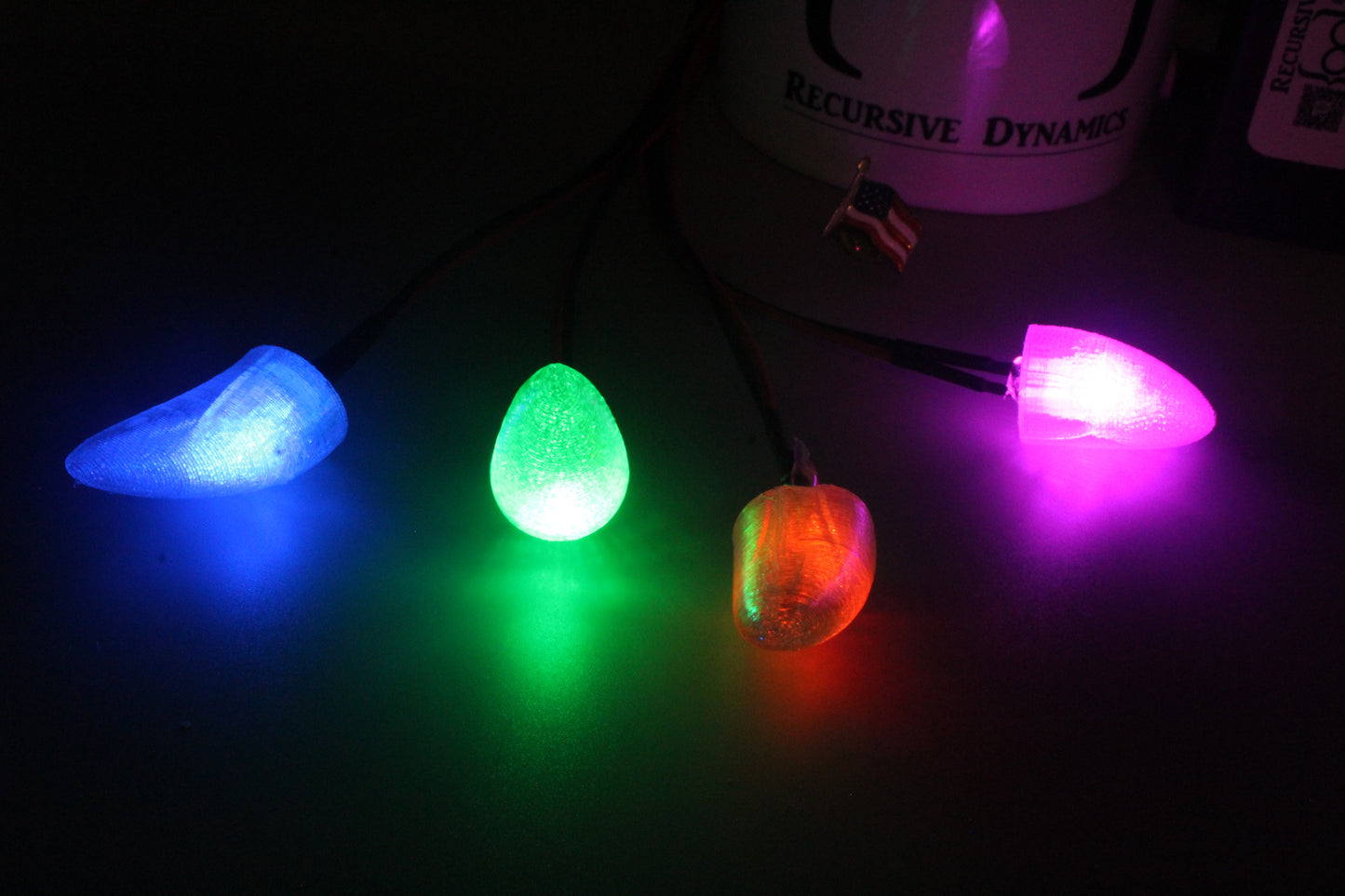 RGB LED Claws for Fursuits & Mascots