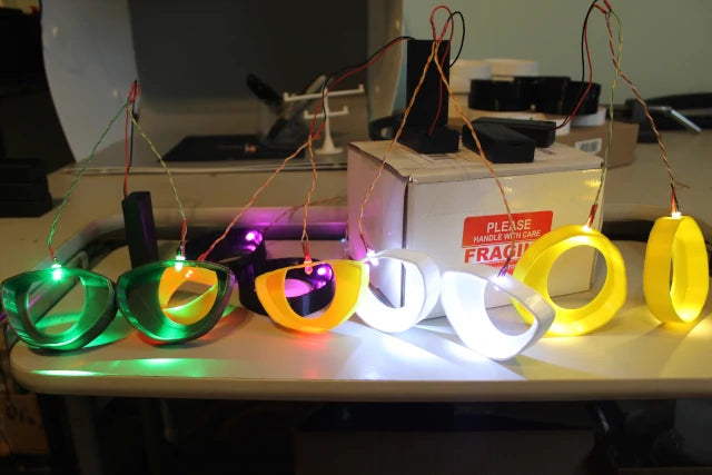 3D Printed Mascot Eyes With LEDs